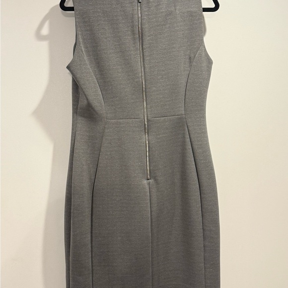 Calvin Klein Gray Sleeveless Sheath Dress - Picture 2 of 3